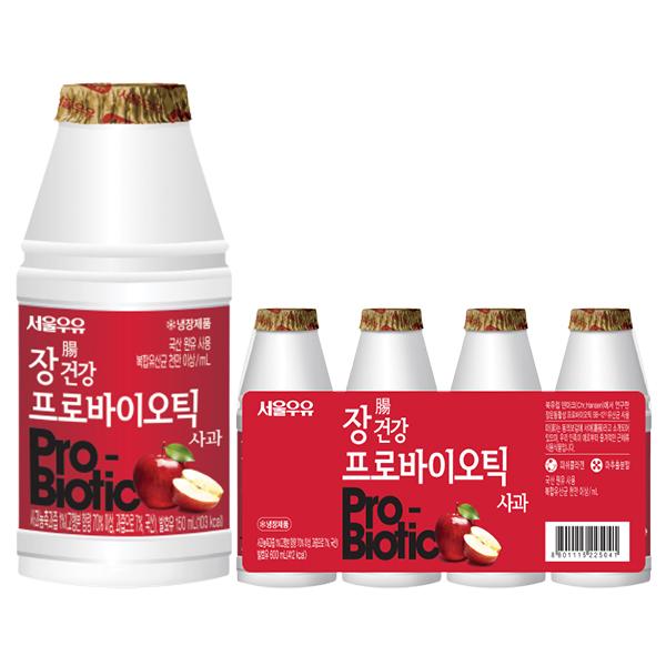 서울우유 장건강 프로바이오틱 사과 150ml 8개입 3EA